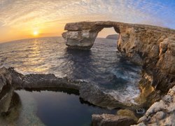 Most skalny Azure Window na Malcie