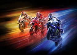 Motocykliści w grze MotoGP