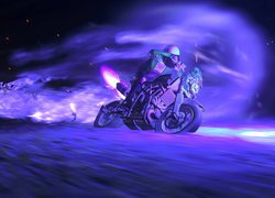 Motocyklista z gry Onrush