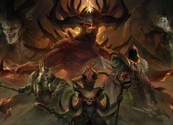 Mroczne postacie z gry Diablo Immortal