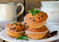 Muffinki z czekoladą