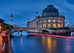 Niemcy, Berlin, Muzeum im Bodego, Rzeka Sprewa, Most