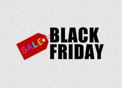 Napis, Black Friday, Zawieszka, Sale