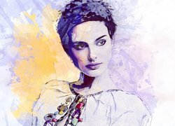 Kobieta, Aktorka, Natalie Portman, Grafika