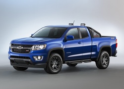 Niebieski, Chevrolet Colorado Trail Boss, 2016