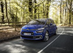 Niebieski Citroen C4 Picasso