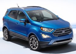 Niebieski Ford EcoSport