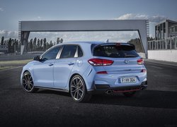 Niebieski Hyundai i30 N