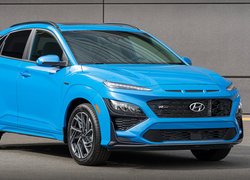 Niebieski Hyundai Kona N