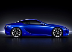 Niebieski Lexus LC 500h