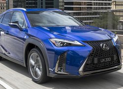 Niebieski Lexus UX 200 F Sport