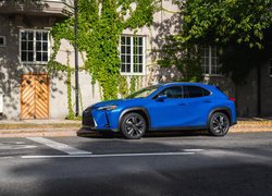 Niebieski, Lexus UX 250h, Dom