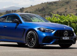Niebieski, Mercedes-AMG CLE 53 Coupe Mercedes C-klasa