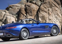 Niebieski, Mercedes-AMG GT, Roadster