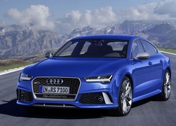 Audi, RS7, Droga, Góry