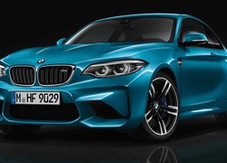 Niebieskie, BMW M2 Coupe Long Beach Blue Metallic, 2016