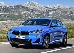 Niebieskie BMW X2