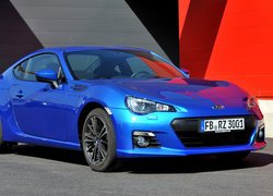 Niebieskie Subaru BRZ