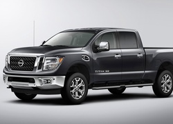 Czarny, Nissan Titan XD, 2017