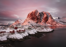Norweskie Lofoty w zimie