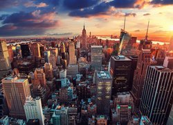 Manhattan, Nowy Jork, Wieżowce, Z lotu ptaka