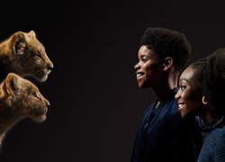 Film, Król Lew, The Lion King, Nala, Simba, Obsada dubbingowa, JD McCrary, Shahadi Wright Joseph