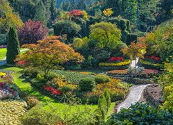 Ogród Butchart Gardens w Kanadzie