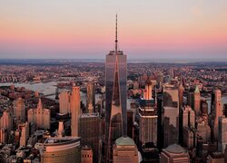 Wieżowiec, One World Trade Center, Nowy Jork, Stany Zjednoczone