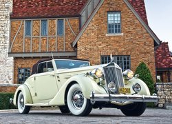 Zabytkowy, Packard Twelve Coupe Roadster, 1936, Dom