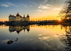 Pałac Moritzburg i jezioro Waldsee