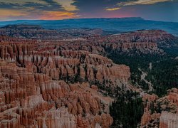 Góry, Skały, Bryce Canyon, Park Narodowy Bryce Canyon, Utah, Stany Zjednoczone