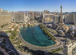 Stany Zjednoczone, Stan Nevada, Las Vegas, Hotel, Kasyno, Bellagio, Fontanna