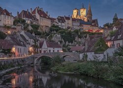 Panorama miasta Semur en Auxois