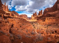 Skały, Park Narodowy Arches, Stan Utah, Stany Zjednoczone