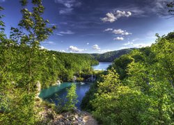 Panorama Parku Narodowego Jezior Plitwickich