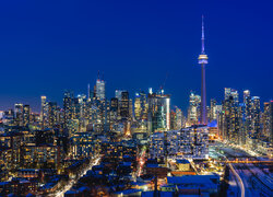 Kanada, Toronto, Wieżowce, Wieża, CN Tower