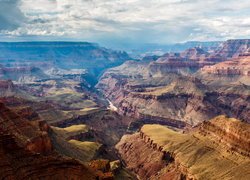 Panorama Wielkiego Kanionu Kolorado w Arizonie