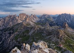 Panorama włoskich Dolomitów