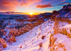 Park Narodowy Bryce Canyon zimą