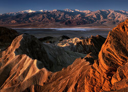 Góry, Skały, Park Narodowy Doliny Śmierci, Park Narodowy Death Valley, Kalifornia, Stany Zjednoczone