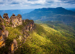 Australia, Południowa Walia, Góry Błękitne, Skały, Park Narodowy Gór Błękitnych