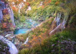Park Narodowy Jezior Plitwickich jesienią