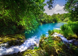 Park Narodowy Krka położony w środkowej Dalmacji