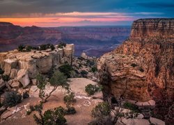 Wielki Kanion Kolorado, Skały, Grand Kanion, Park Narodowy Wielkiego Kanionu, Stan Arizona, Stany Zjednoczone