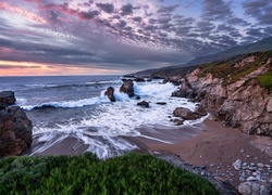 Park stanowy Garrapata w regionie Big Sur na wybrzeżu Kalifornii