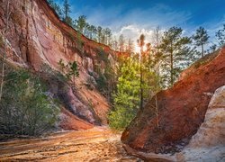 Park stanowy Providence Canyon w stanie Georgia