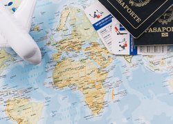 Paszporty z biletami na mapie