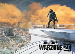 Gra, Call of Duty Warzone 2, Żołnierz, Kopuła, Miasto