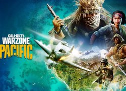 Gra, Call of Duty Warzone Pacific, Samolot, Postacie, Broń, Plakat