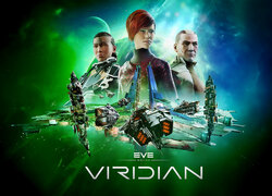 Gra, EVE Online Viridian, Postacie, Kosmos, Statki kosmiczne, Plakat